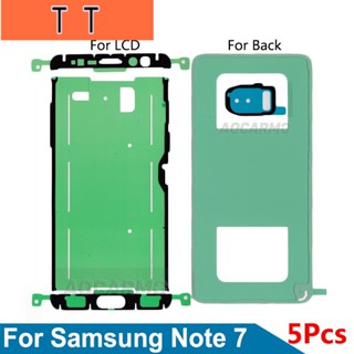  เทปสติกเกอร์ ติดเลนส์กล้อง หน้าจอ LCD กันน้ํา แบบเปลี่ยน สําหรับ Samsung Galaxy Note 7 5 ชุด