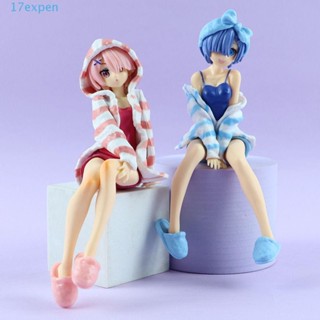 Expen โมเดลฟิกเกอร์ PVC อนิเมะ Rem Ram Rem Re หลากสีสัน สําหรับเก็บสะสม