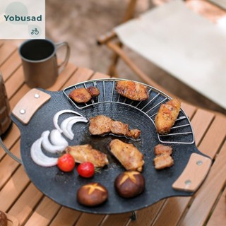 [Yobusad.th] ชั้นวางเนื้อสัตว์ บาร์บีคิว สเตนเลส สําหรับทําอาหาร กลางแจ้ง