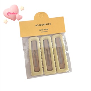 Purelove&gt; กิ๊บติดผม กิ๊บติดผม BB สีแคนดี้ น่ารัก หวานแหวว สีสันสดใส เครื่องประดับ แฟชั่นสําหรับผู้หญิง เด็กผู้หญิง 3 ชิ้น / ชุด