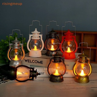 [risingmeup] โคมไฟ Led ขนาดเล็ก สไตล์เรโทร สําหรับตกแต่งปาร์ตี้ฮาโลวีน