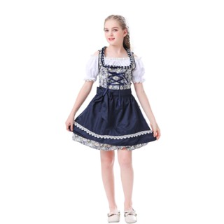 [0709]SZMRP-COS-G M-XL Childrens Beer Festival Clothing Dancing Dress German Bavarian Ethnic Dress Cosplay Gift  Animation  Comic  TJOU