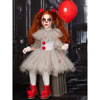 [0717]JHLQ-COS-G European and American Halloween Girls Dress Role Play Joker Childrens Clothing Tutu Skirt Girl girl  cosplay  JMCY