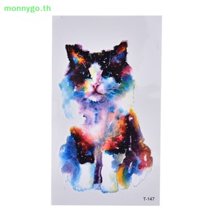 Monnygo สติกเกอร์รอยสักชั่วคราว ลายแมวเซ็กซี่ กันน้ํา TH