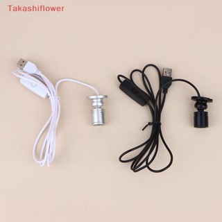 (Takashiflower) โคมไฟสปอตไลท์ Led USB 5V ขนาดเล็ก สําหรับติดเพดาน ตู้โชว์ เครื่องประดับ