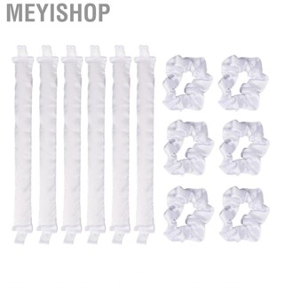 Meyishop Satin Pillow Rollers Covered Heatless Hair Curlers Flexible