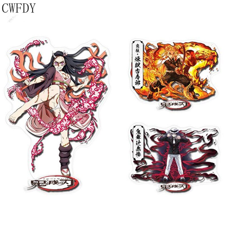 Anime Demon Slayer ดาบพวงกุญแจ Kimetsu ไม่มี Yaiba Tanjirou Nezuko Kanawo Zenitsu Inosuke Giyuu stan