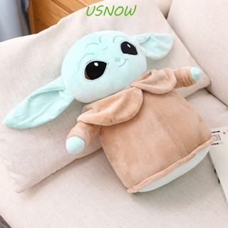 Usnow หมอนตุ๊กตานุ่ม รูปการ์ตูนคริสต์มาส Yoda น่ารัก ของเล่นสําหรับเด็ก