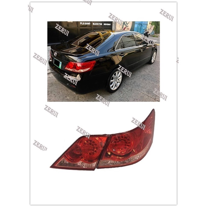Zr สําหรับ CAMRY ไฟท้ายไฟท้ายด้านหลังไฟเบรคสําหรับ TOYOTA CMARY ACV40 2006 2007 2008 ด้านหลัง Bumber