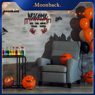 &lt;moonback&gt; ป้ายไม้ ลายตัวตลก Welcome สําหรับตกแต่งปาร์ตี้ฮาโลวีน ผู้ซื้อเอเชียตะวันออกเฉียงใต้