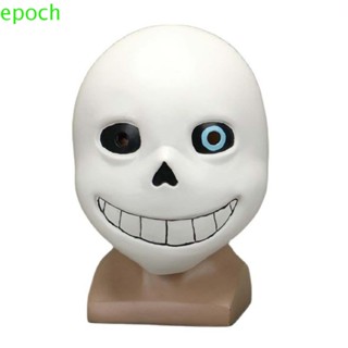 Epoch Sans Undertale Mask หน้ากากยางญี่ปุ่นหน้ากากเต็มหัวอุปกรณ์ประกอบฉากปาร์ตี้ Headwear เครื่องแต่งกายคอสเพลย์ Hoodies