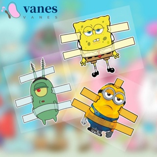 Vanes1 สติกเกอร์ลายการ์ตูน Spongebaby The Square Dude SpongeBob กันน้ํา สําหรับติดตกแต่งรถยนต์ รถจักรยานยนต์