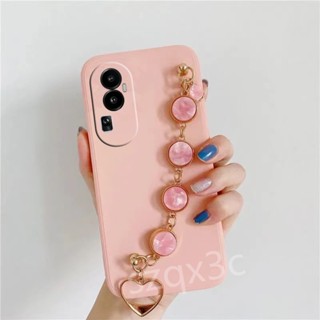 ใหม่ เคสโทรศัพท์มือถือ TPU นิ่ม กันตก ปิดด้านหลัง ลายเด็กผู้หญิง พร้อมสายโซ่คล้อง สําหรับ OPPO A58 4G A78 A98 Reno10 Pro+ Reno 10 Pro 5G A78 2023