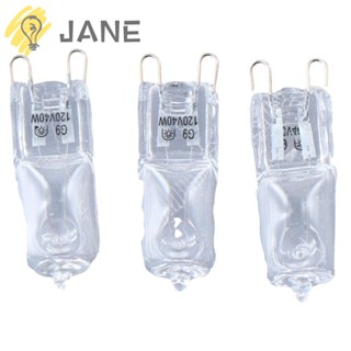 Jane หลอดไฟซีนอน G9 Bi-Pin JCD Type 120V T4 40W G9 ขนาดเล็ก สําหรับห้องน้ํา 12 ชิ้น