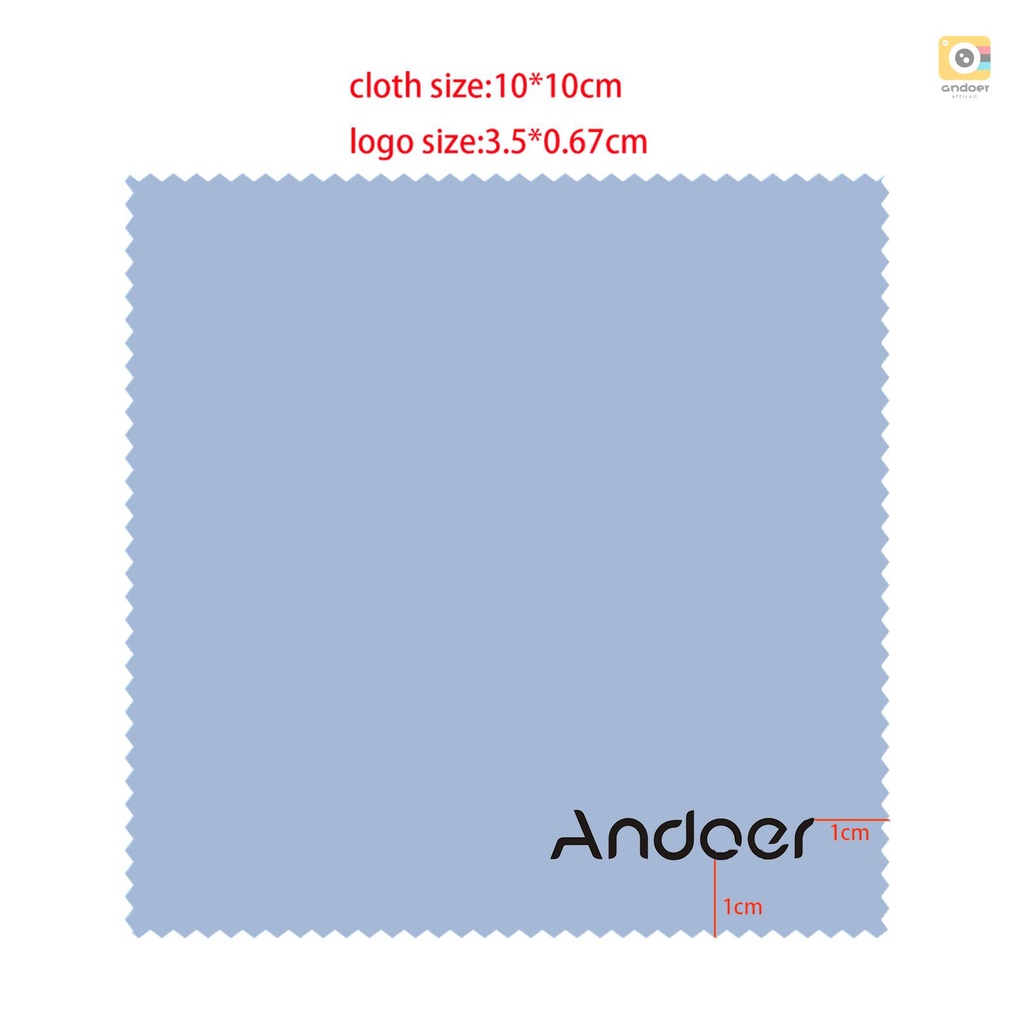 And-andoer ผ้าไมโครไฟเบอร์ 10×10 ซม. สําหรับทําความสะอาดหน้าจอแว่นตา เลนส์กล้อง DSLR ตัวเข้ารหัส โทรศัพท์ แท็บเล็ต คอมพิวเตอร์ ราคา ถูกที่สุด ดีลบีเคเค แกลเลอรีภาพที่ 5