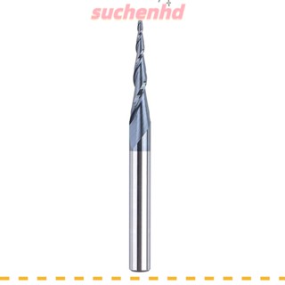 Suchenhd ดอกเร้าเตอร์เอ็นมิล เหล็กทังสเตน R1.0*30.5*D6*75 CNC สําหรับงานวิศวกรรม