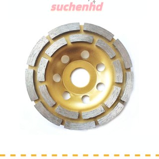 Suchenhd ล้อเจียรคอนกรีตไฟฟ้า สีทอง 18 ส่วน 18 ส่วน เพชรคอนกรีต 4.5 นิ้ว เซรามิก 7/8 นิ้ว