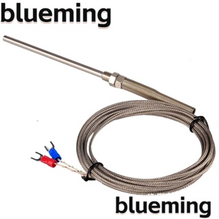 Blueming2 K-Type เทอร์โมคัปเปิล สกรู M8 0-400°C โพรบเซนเซอร์วัดอุณหภูมิ สเตนเลส ยาว 10 ซม. 300 ซม. สําหรับเตาอบ เตาเผา เซรามิค