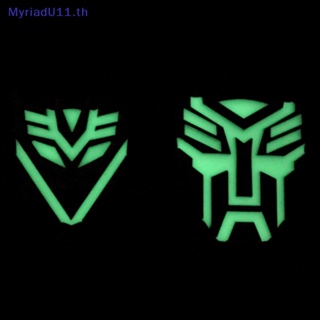 Myriadu สติกเกอร์โลโก้ Transformers โลหะ สําหรับติดตกแต่งรถยนต์ 1 ชิ้น