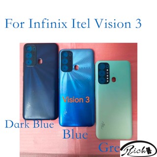 ฝาครอบแบตเตอรี่ด้านหลัง สําหรับ lnfinix Itel Vision 3 Vision3 1 ชิ้น