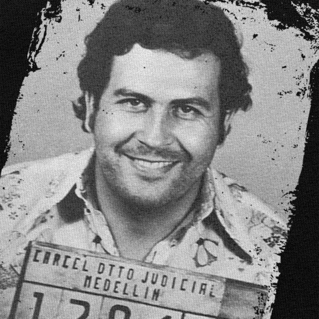 Vintage Pablo Escobar T Shirt Men Soft Cotton Tshirt Narcos Tee Tshirt Apparel