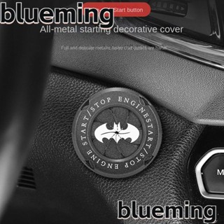 Blueming2 ฝาครอบปุ่มกดสตาร์ท หมุนได้ สําหรับตกแต่งภายในรถยนต์