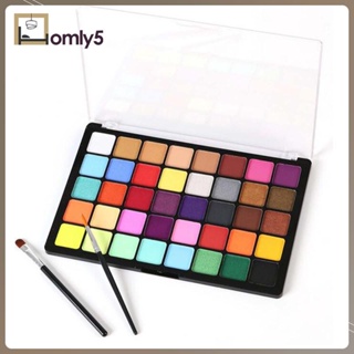 [Homyl5] พาเลทสีเพ้นท์หน้า 40 สี ล้างทําความสะอาดได้ สําหรับปาร์ตี้ฮาโลวีน เทศกาล