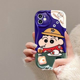 เคสโทรศัพท์มือถือ แบบนิ่ม ลายการ์ตูนชินจัง 3D ขอบโค้ง สําหรับ IPhone 15 14 13 12 11 Pro Max 8 7 6 6s Plus X Xr Xs Max SE 2020