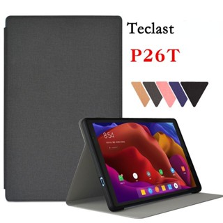 เคสแท็บเล็ต หนัง PU TPU แบบนิ่ม สําหรับ Teclast P26T 10.1 นิ้ว 2023