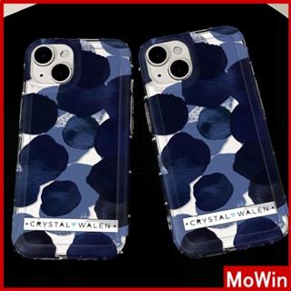 Mowin - เข้ากันได้สำหรับ เคสไอโฟน เคสไอโฟน11 เคส iphone 11 ถุงลมนิรภัย tpu โปร่งใสป้องกันการกระแทกหมึกสีน้ำเงินเรียบง่ายเข้ากันได้กับ iphone 14 pro max 13 pro max 12 pro max 11 xr xs 7plus 8plus