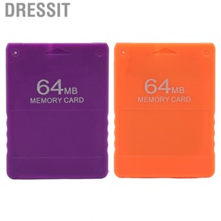 Dressit 64MB Memory Card  Supports FMCB1.966 High Speed Professional Efficient Fast Transmission for PS2