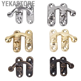 Yekastore Buckle Latch Hook  1.26 X 1.1in Hasp Horn Lock for Jewelry Gift Boxes