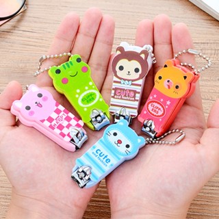 กรรไกรตัดเล็บ ลายการ์ตูนสัตว์น่ารัก ทนทาน แบบมืออาชีพ ให้เป็นของขวัญได้
