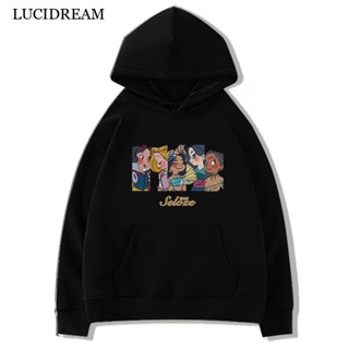 LUCIDREAM เสื้อกันหนาว เสื้อฮู้ด casual fashionable สบายๆ INS WWY23909RS37Z230911