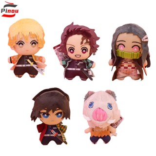 Pinou ตุ๊กตาฟิกเกอร์ Demon Slayer Zenitsu Kimetsu No Yaiba Tanjirou Kyoujurou Giyuu ของเล่นสําหรับเด็ก