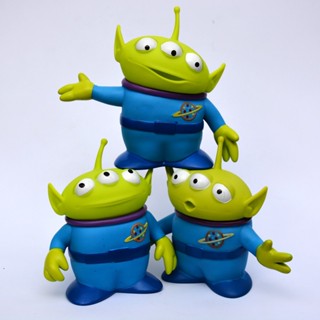 โมเดลตุ๊กตาฟิกเกอร์ Toy Story Alien สามตา ของเล่นสําหรับเด็ก 3 ชิ้น ต่อชุด