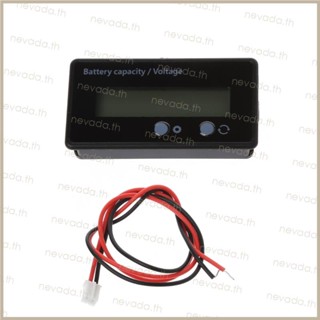 โวลต์มิเตอร์ทดสอบแรงดันไฟฟ้า แบตเตอรี่ลิเธียม 8V - 70V กันน้ํา สําหรับรถยนต์ รถมอเตอร์ไซด์