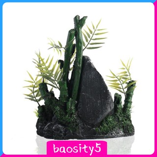 [Baosity5] เครื่องประดับตู้ปลา ถังหิน สําหรับตั้งโต๊ะ