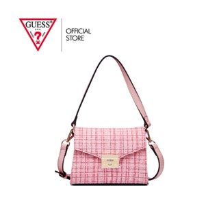 GUESS กระเป๋าสะพายผู้หญิง รุ่น FG872078 TERGESEN MINI CROSSBODY FLAP สีชมพู