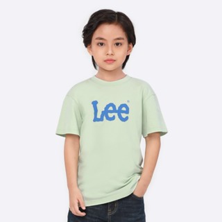 LEE KIDS เสื้อยืดแขนสั้นเด็กผู้ชาย ทรง REGULAR รุ่น LK SC23BTSSC01 สีเขียว