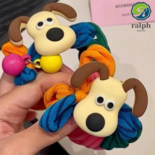 Ralph ยางมัดผมหางม้า เชือกบิด ประดับลูกปัด ลายการ์ตูน สีรุ้ง แบบสร้างสรรค์ สําหรับสัตว์เลี้ยง สุนัข