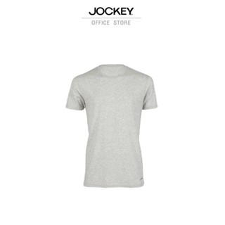 JOCKEY UNDERWEAR เสื้อคอกลม EXCLUSIVE รุ่น KU 1702ST CREW NECK สีเทา เสื้อยืด เสื้อผ้า เสื้อผ้าผู้ชาย