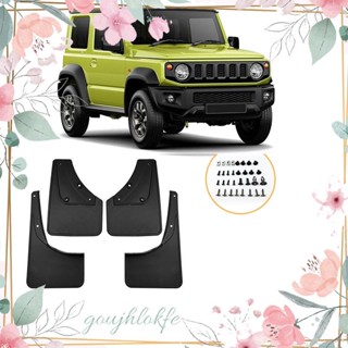 บังโคลนรถยนต์ สีดํา อุปกรณ์เสริม สําหรับ Suzuki Jimny 2019-2023