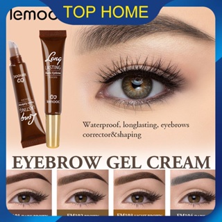 LEMOOC ทนทานครีมย้อมสเตอริโอสีถือกันน้ำเรียบเหงื่อคิ้ว Multi-function Eyebrow Cream, Wow ~ ราคาต่ำสุด