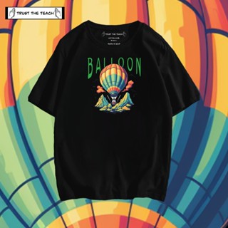 เสื้อยืดแขนสั้นคอกลมเสื้อ BALLON ผ้า Cotton 100 % ผ้านุ่มนิ่มใส่สบาย เกรดพรีเมี่ยมCotton 100%  [S-5XL]