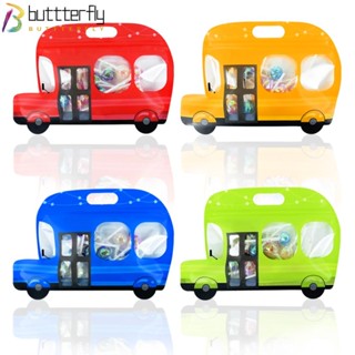 Buttterfly 10 ชิ้น ถุงของขวัญขนม อุปกรณ์ตกแต่งคุกกี้ ของเล่น งานเลี้ยงวันเกิด รูปการ์ตูนรถ