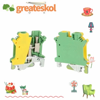 Greateskol บล็อกเทอร์มินัลเชื่อมต่อสายไฟ USLKG6N แบบหนา 6 มม.2 USLKG