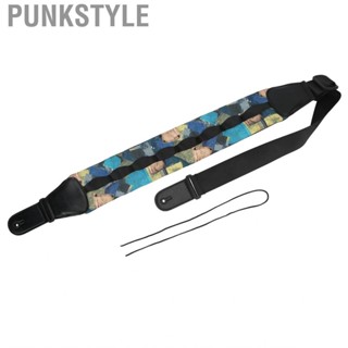 Punkstyle Guitar Strap Polyester Fashionable Trendy Printing Decompression