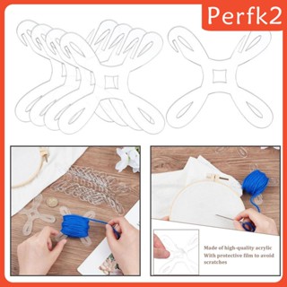 [Perfk2] อุปกรณ์ม้วนด้าย อะคริลิค สําหรับถักโครเชต์ DIY 5 ชิ้น