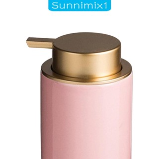 [Sunnimix1] ขวดจ่ายสบู่เหลว โลชั่น เซรามิค สําหรับบ้าน